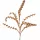 Gold Twisted Leaf Decorative Branch, 45cm Tall