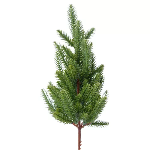 Green Pine Decorative Branch, 39cm Tall