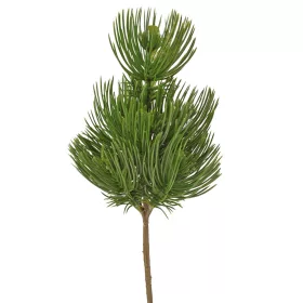 Needle Pine Branch, 30cm Tall - Green