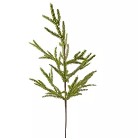 Tűlevelű fenyő ág, 64cm magas - Zöld