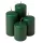Lépcsős adventi henger gyertya készlet, Ø50 x 70/80/100/120mm - Matt sötétzöld