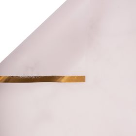   Gold Edged Marble Pattern Foil Sheet 57 x 57cm, 20pcs. - White