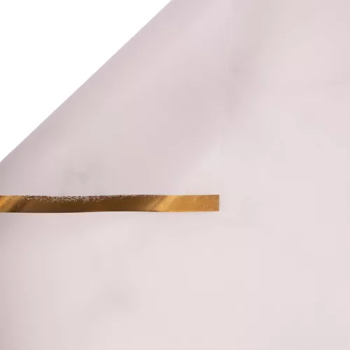 Gold Edged Marble Pattern Foil Sheet 57 x 57cm, 20pcs. - White