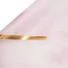 Gold Edged Marble Pattern Foil Sheet 57 x 57cm, 20pcs. - Light Pink