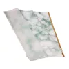 Gold Edged Marble Pattern Foil Sheet 57 x 57cm, 20pcs. - Pastel Green