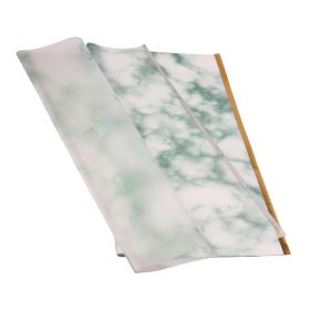   Gold Edged Marble Pattern Foil Sheet 57 x 57cm, 20pcs. - Pastel Green