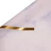 Gold Edged Marble Pattern Foil Sheet 57 x 57cm, 20pcs. - Blue