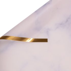   Gold Edged Marble Pattern Foil Sheet 57 x 57cm, 20pcs. - Blue