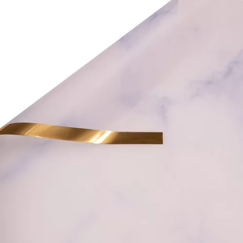 Gold Edged Marble Pattern Foil Sheet 57 x 57cm, 20pcs. - Blue