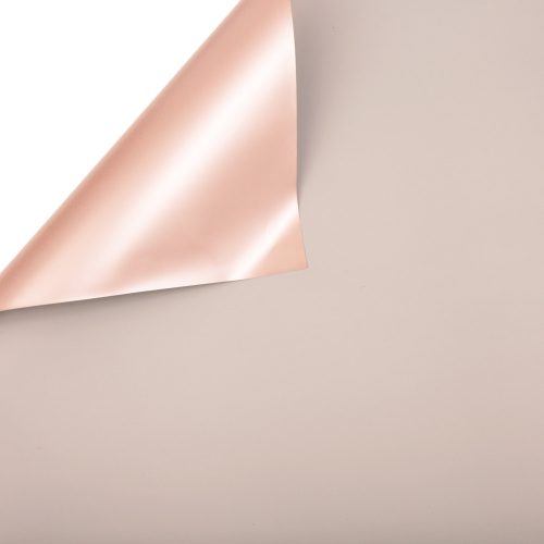 Bluish gray / Rose gold foil roll 58cm x 10m