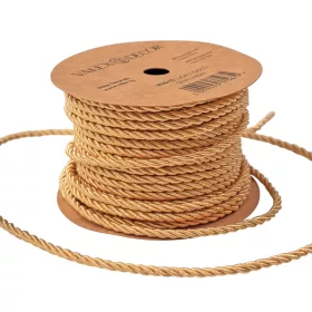 Dekor zsinór 3mm x 10m - Világos arany