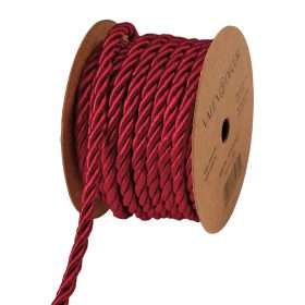 Decorative Cord 5mm x 5m - Glossy Burgundy