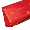 "Boldog karácsonyt!" foil roll with inscription 58cm x 10m - Red/Gold