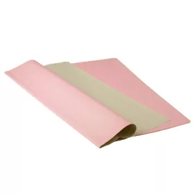   Two-Tone Foil Sheet 58cm x 58cm, 20pcs - Light Green / Powder Pink