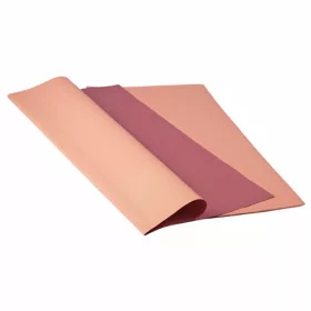Two-Tone Foil Sheet 58cm x 58cm, 20pcs - Mauve / Peach