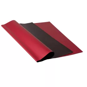 Two-Tone Foil Sheet 58cm x 58cm, 20pcs  - Black / Burgundy
