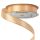 Satin ribbon with golden edge 16mm x 20m - Cream 