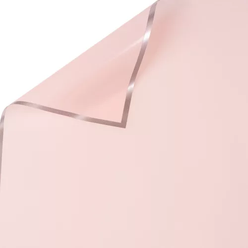Foil Sheet with Silver Frame 57 x 57cm, 20pcs. - Glossy Pink