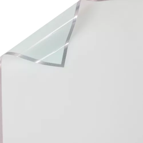 Foil Sheet with Silver Frame 57 x 57cm, 20pcs. - Glossy Pale Blue