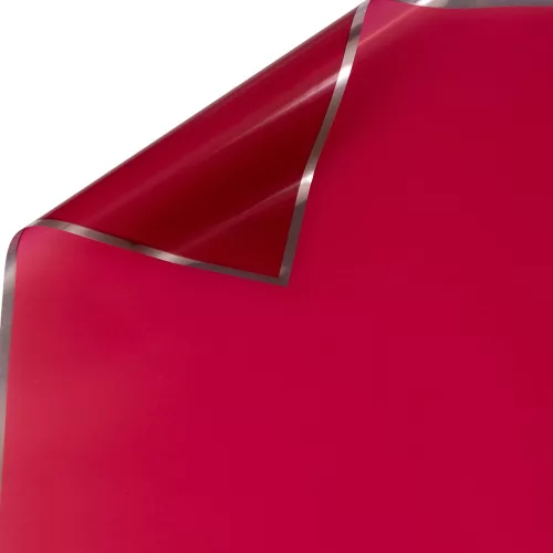 Foil Sheet with Silver Frame 57 x 57cm, 20pcs. - Glossy Burgundy