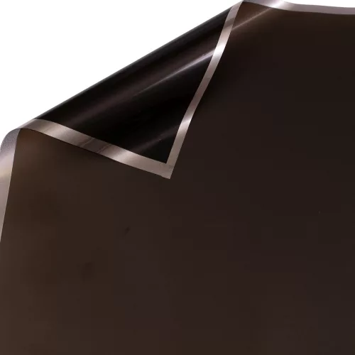 Foil Sheet with Silver Frame 57 x 57cm, 20pcs. - Glossy Black