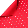 Small Polka Dot Foil Sheet 58 cm x 58 cm, 20 pcs - Red