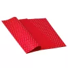 Small Polka Dot Foil Sheet 58 cm x 58 cm, 20 pcs - Red