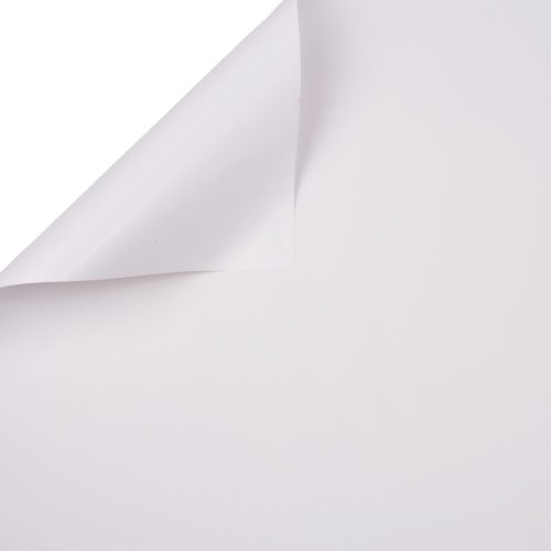 Wrapping decorative foil sheet 58cm x 58cm, 20pcs - White