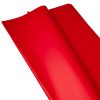 Wrapping decor foil sheet 58cm x 58cm, 20pcs - Red