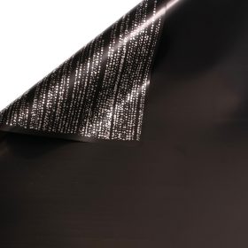 Foil Sheet with Silver Shine 57 x 57cm, 15pcs. - Black