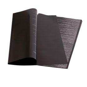 Foil Sheet with Silver Shine 57 x 57cm, 15pcs. - Black