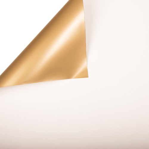 White / Gold foil sheet 58cm x 58cm, 20pcs