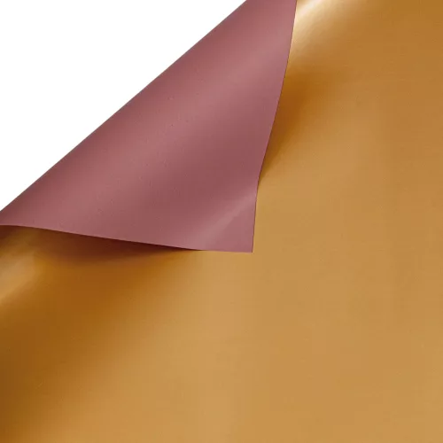 Mauve / Gold foil sheet 58cm x 58cm, 20 pcs.