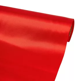 Szatén tekercs 23cm x 10m - Piros