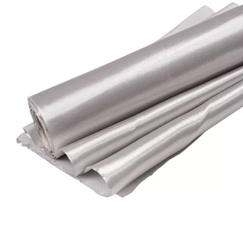 Satin roll 23cm x 10m – Light silver