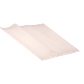   Gradient Foil Sheet with Striped Edge 57 x 57cm, 20pcs. - White