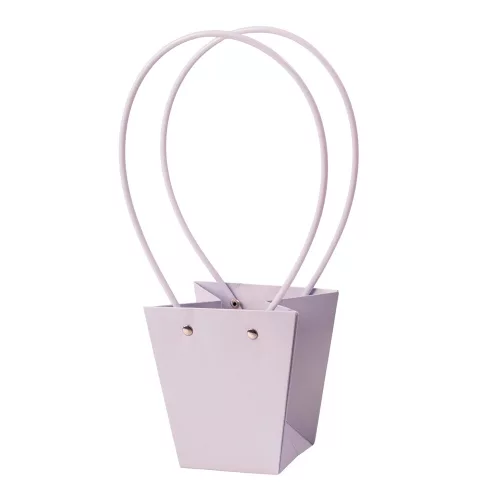 10db. Virág táska 12(h) x 8(sz) x 12.5(m) cm - Világos levendula