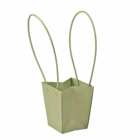   10db. Virág táska 12(h) x 12(sz) x 12.5(m) cm - Vintage zöld