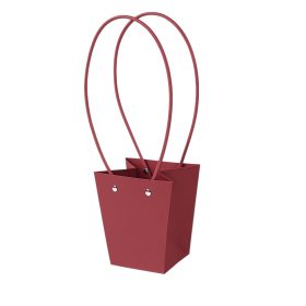 10db. Virág táska 12(h) x 12(sz) x 12.5(m) cm - Bordó