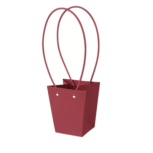 10db. Virág táska 12(h) x 12(sz) x 12.5(m) cm - Bordó