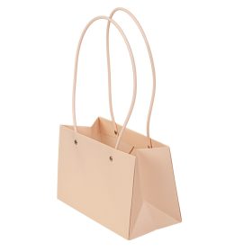   10db. Virág táska 22(h) x 10.5(sz) x 13.5(m) cm - Világos púder