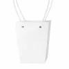 10 pcs. Flower Bag 13(h) x 9.5(w) x 15.5(d) cm - White