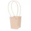 10 pcs. Flower Bag 13(h) x 9.5(w) x 15.5(d) cm - Light Powder