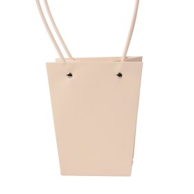   10db. Virág táska 13(h) x 9.5(sz) x 15.5(m) cm - Világos púder