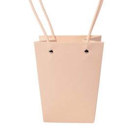   10db. Virág táska 13(h) x 9.5(sz) x 15.5(m) cm - Sötét púder