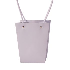   10db. Virág táska 13(h) x 9.5(sz) x 15.5(m) cm - Világos levendula