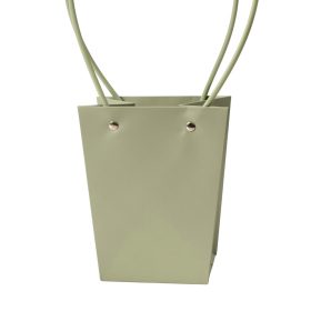   10db. Virág táska 13(h) x 9.5(sz) x 15.5(m) cm - Vintage zöld