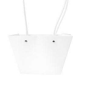 10db. Virág táska 20(h) x 12(sz) x 12(m) cm - Fehér