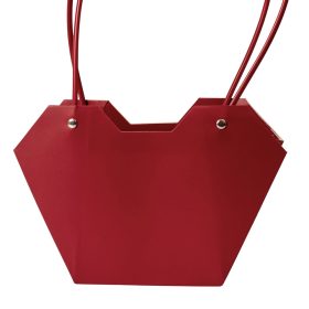 10db. Virág táska 23.5(h) x 12.5(sz) x 3.5(m) cm - Bordó 