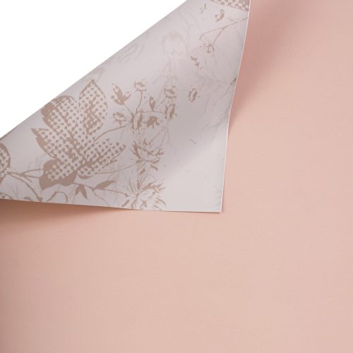 Vintage Floral Pattern Foil Sheet 57 x 57cm, 20pcs. - Beige